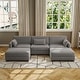 preview thumbnail 111 of 147, Corduroy Upholstered Modular Sectional Sofa for Living Room