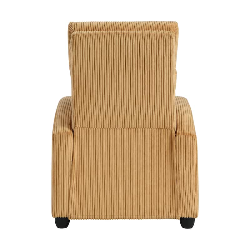 Covelo Corduroy Push Back Reclining Chair