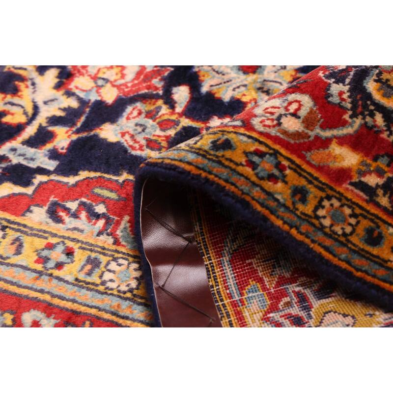 ECARPETGALLERY Hand-knotted Kayseri Dark Navy Wool Rug - 4'4 x 6'9