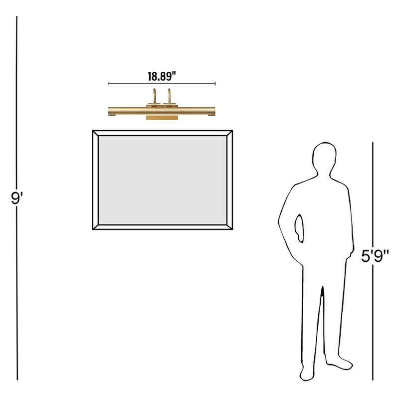KAYLA Bathroom Vanity Light 18/24 inch