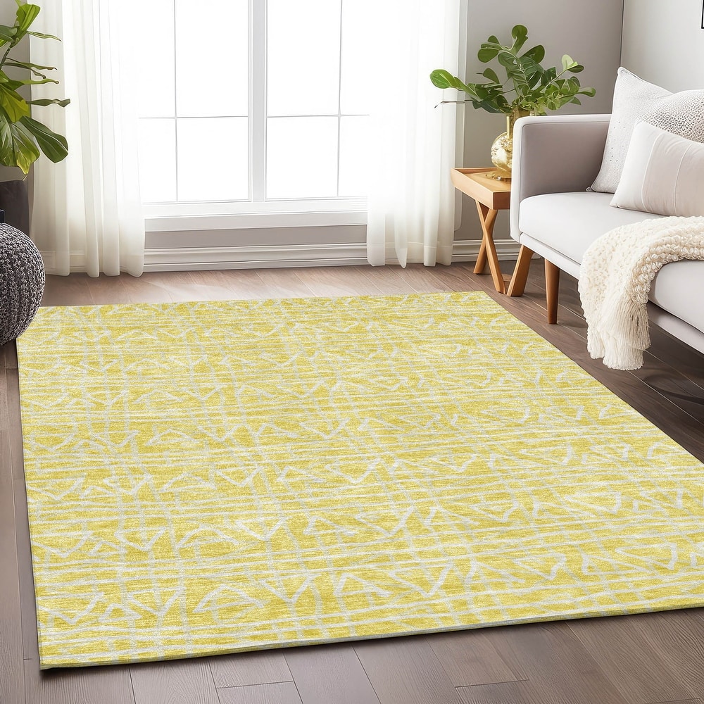 Premium Washable Super Soft Geo Mayfield Rug