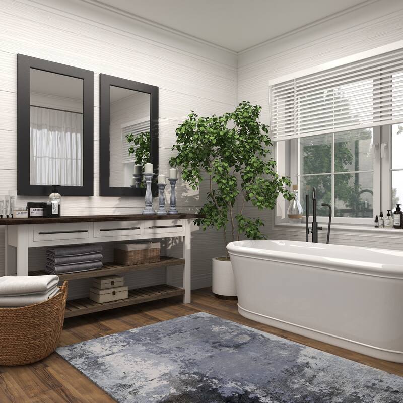 Gray, Green, Brown or Blue Wooden Distressed Turned Decorative Candle Holder (Set of 3)