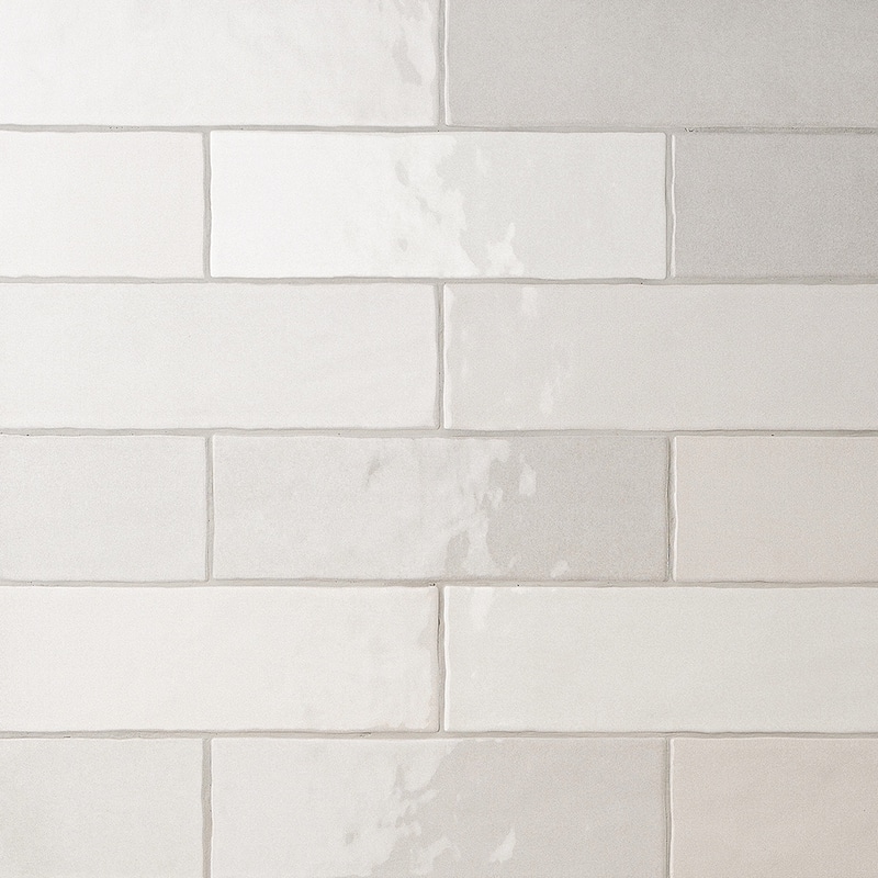 Zellige 2.5x8 Blanco Glossy Ceramic Subway Tile - Wall & Backsplash
