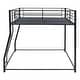 preview thumbnail 10 of 11, Metal Floor Bunk Bed, Full XL over Queen