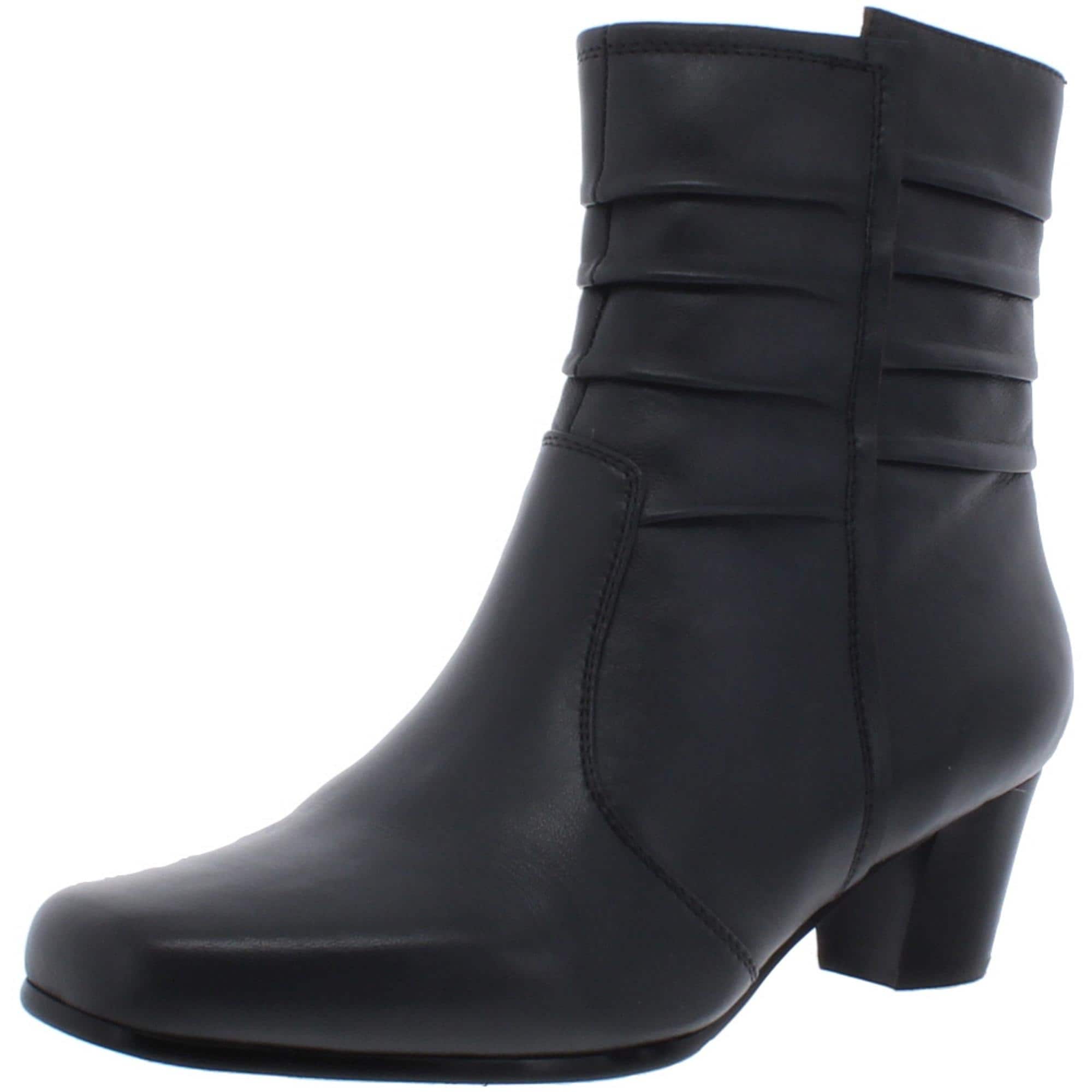 womens ankle boots square toe