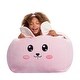preview thumbnail 69 of 95, Stuffed Animal Storage Bean Bag Chair Cover only for Kids, Toy Holder