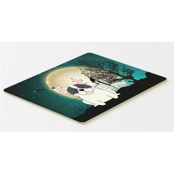 Carolines Treasures BB2201CMT Halloween Scary French Bulldog Piebald Kitchen or Bath Mat 20 x 30
