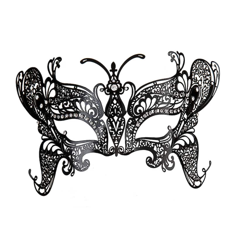 Black Butterfly Lace Mask