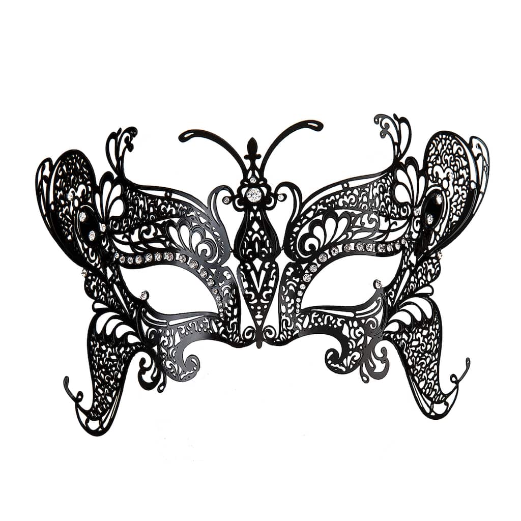 Black Butterfly Lace Mask