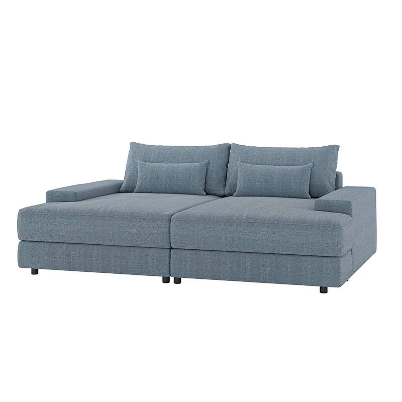 Conradus Modren Oversize 57" Deep Square Arm Sofa by HULALA HOME