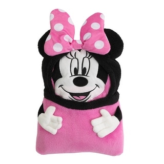 Disney Minnie Mouse Let's Party Character Shaped Toddler Blanket