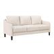 Versatile Velvet Sofa Modern 3 Seat Couch Removable Cushions Sofa - Bed ...