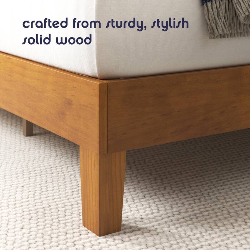 Best Price Mattress Solid Wood 12" Bed Frame