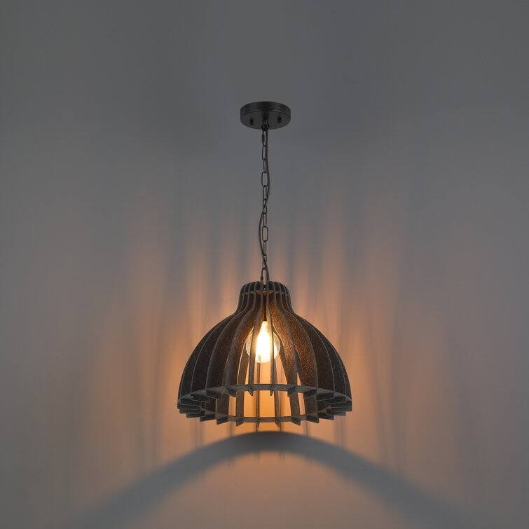 Acroma 1 - Light Kitchen Island Pendant with Felt lampshade - 1-light