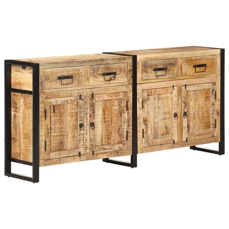 vidaXL Sideboard 67.7"x13.8"x31.5" Solid Mango Wood