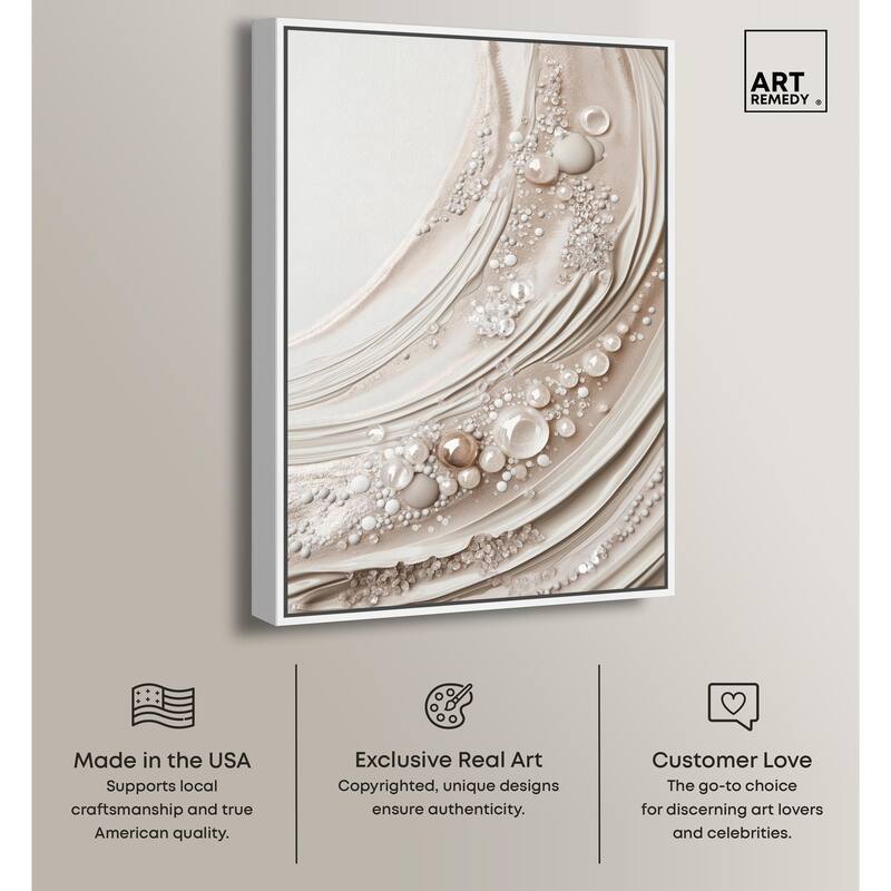 Chromatic Concretions II Canvas by Art Remedy