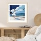 preview thumbnail 12 of 16, Woman Walking On the Beach by Elena Avanesova Wood Framed Wall Art Print