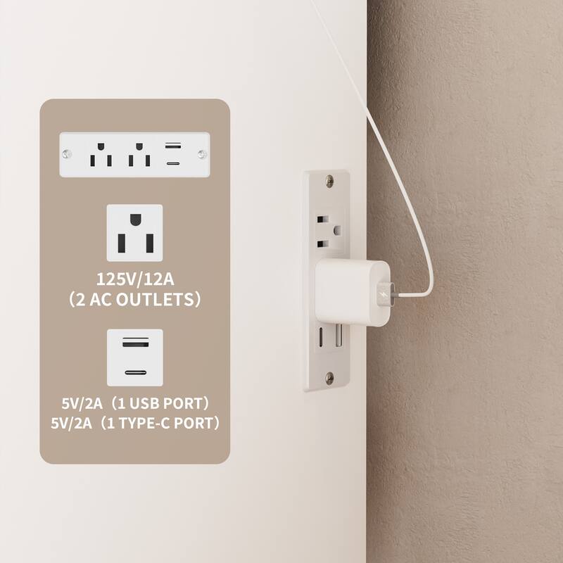 Compact Make-up Vanity Set with Visible Glass Desktop & Mirror, 3 in 1 Dressing Table Desk with Stool & Charging Station