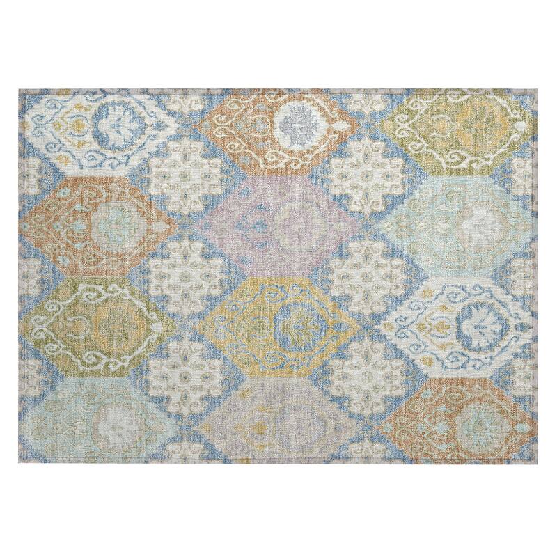 Machine Washable Indoor/ Outdoor Global Bayfield Chantille Rug