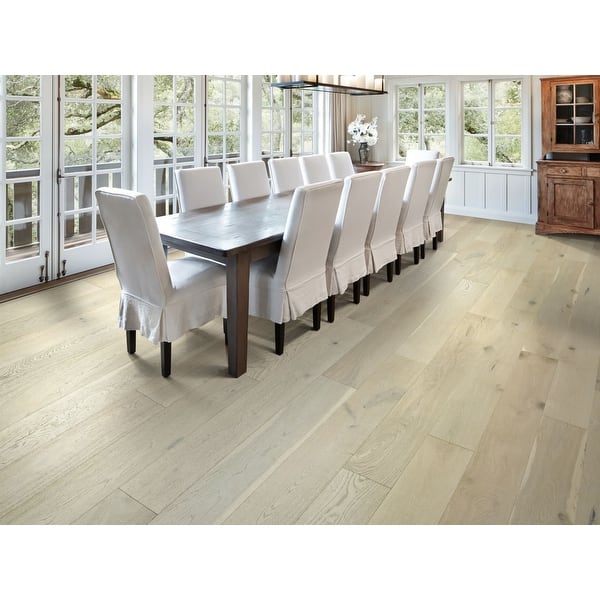 Shop Black Friday Deals On Shaw Sw485 Castlewood Oak 7 1 2 Wide Wire Brushed Engineered Hardwood Overstock 31600145