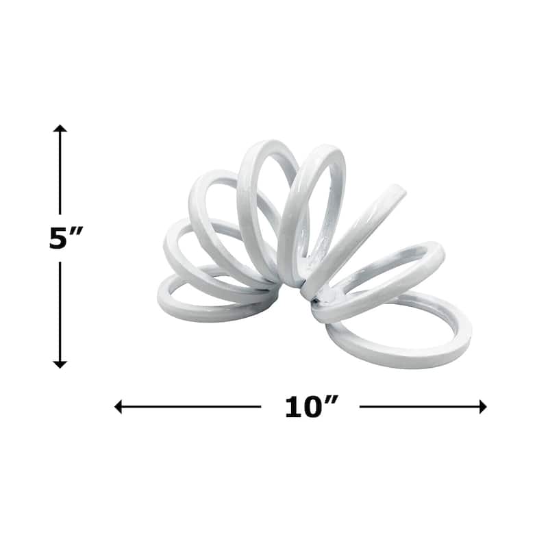 Decorative Handmade Aluminum Modern Sculpture - 10 x 5 x 5 in