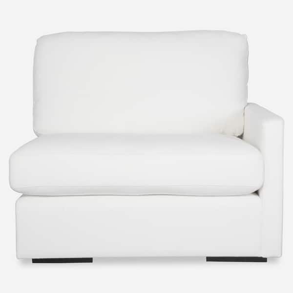 slide 2 of 8, Uttermost Refuge Arctic White Right Arm Facing Sofa - 30"Hx 43.25"Wx 37.5 "D