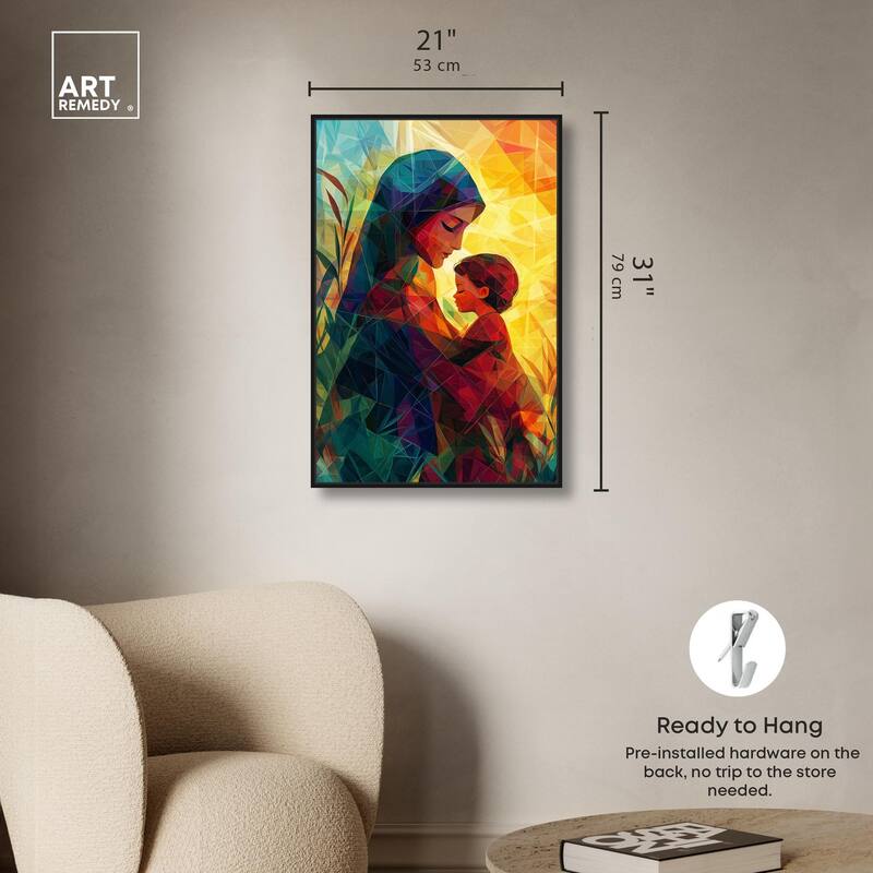 Facet of Feeling Canvas by Art Remedy