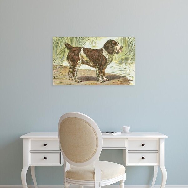 Easy Art Prints Unknown's 'Man's Best Friend IV' Premium Canvas Art