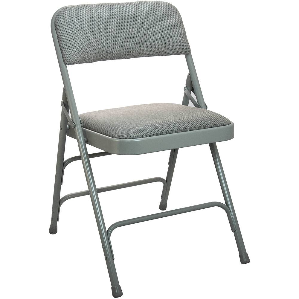 2-pack Advantage Padded Metal Folding Chair - Fabric Seat
