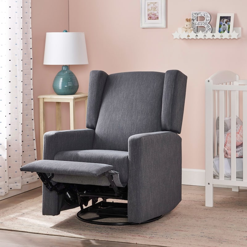 Christopher Knight Home - Hounker Contemporary Upholstered Swivel Recliner