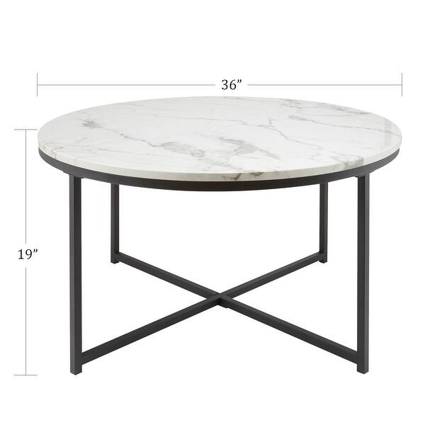 COZ Modern 36inch Round Coffee Table Bed Bath & Beyond 32752122