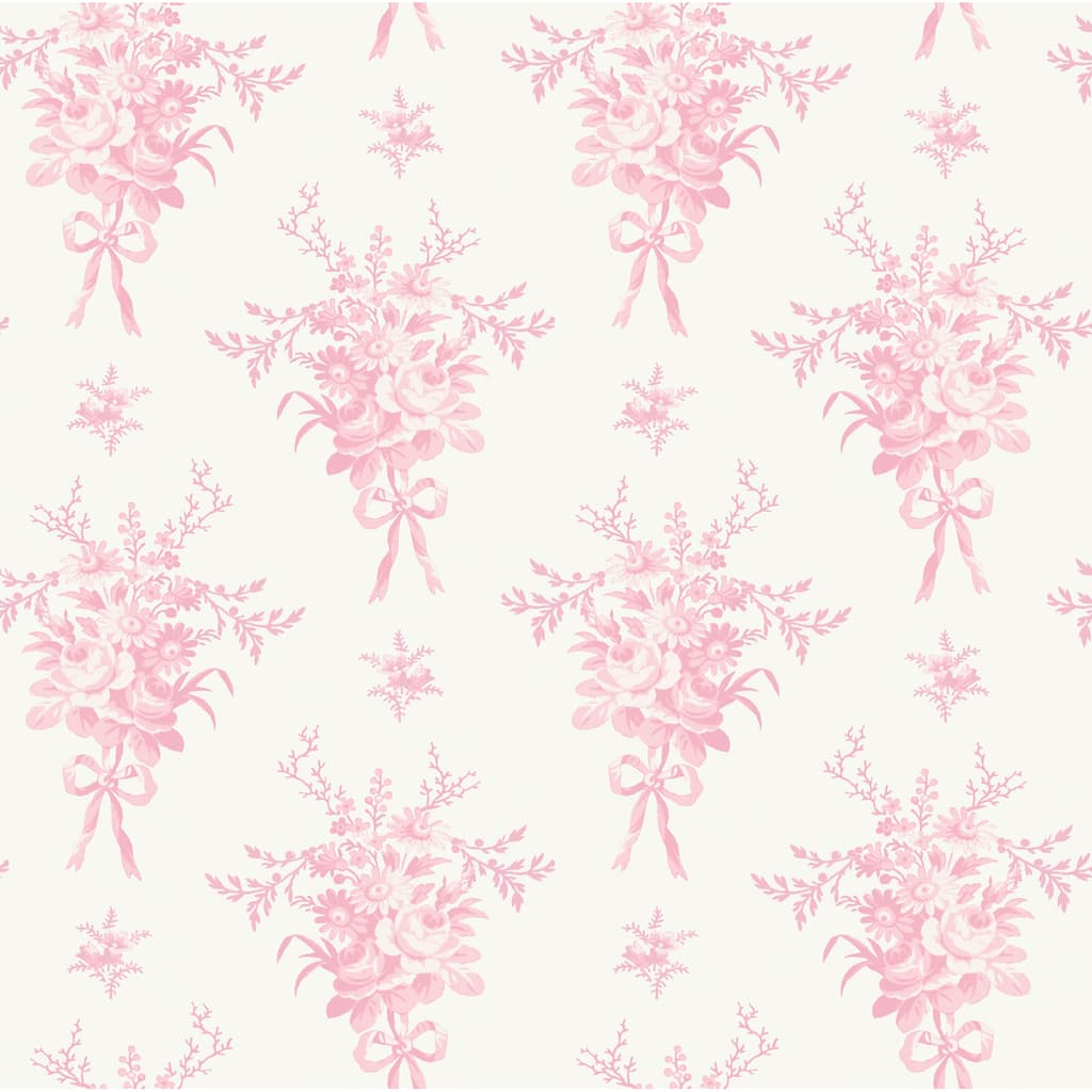Rosie Arrangements Kiss Pink Bouquet Toss Wallpaper