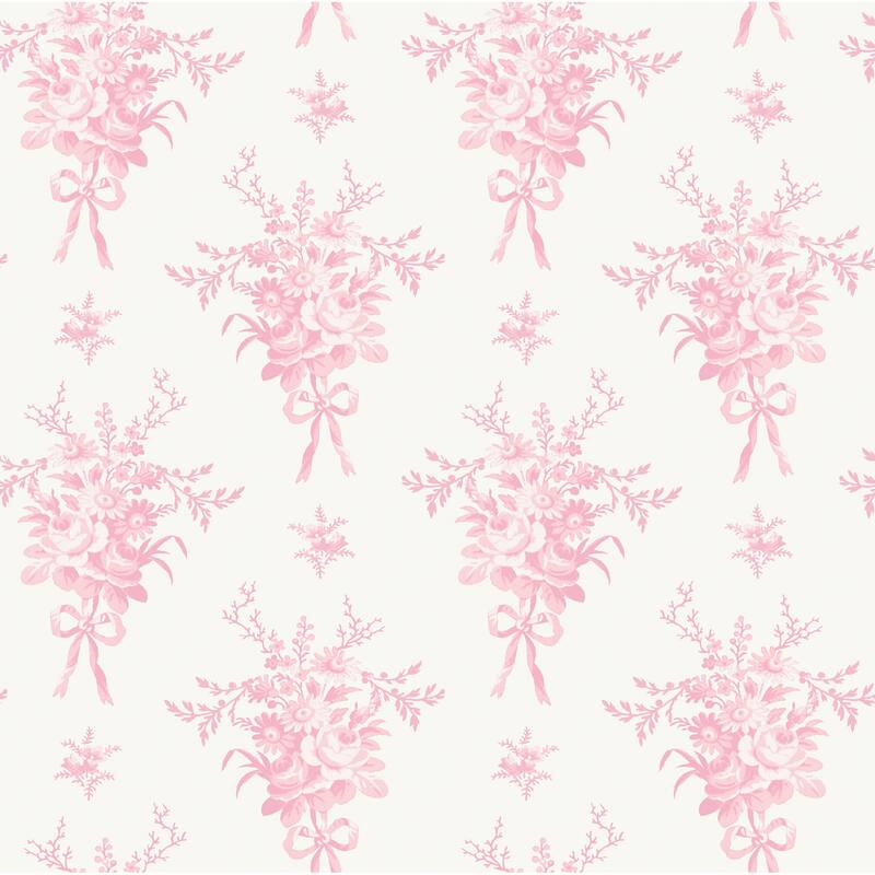 Rosie Arrangements Kiss Pink Bouquet Toss Wallpaper