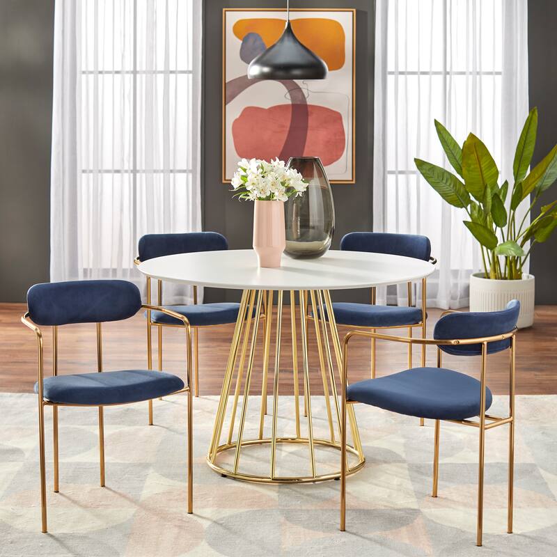 Simple Living Marsai Round Dining Table - 43.3" diameter