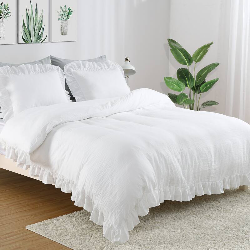 Super Soft 3Pcs Duvet Cover Set, with 1 Duvet Cover with 2 Pillow Shams