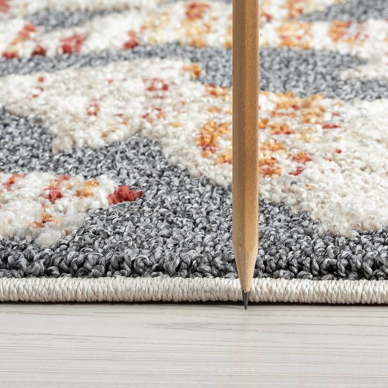 Mayson Farmhouse Floral Indoor Area Rug