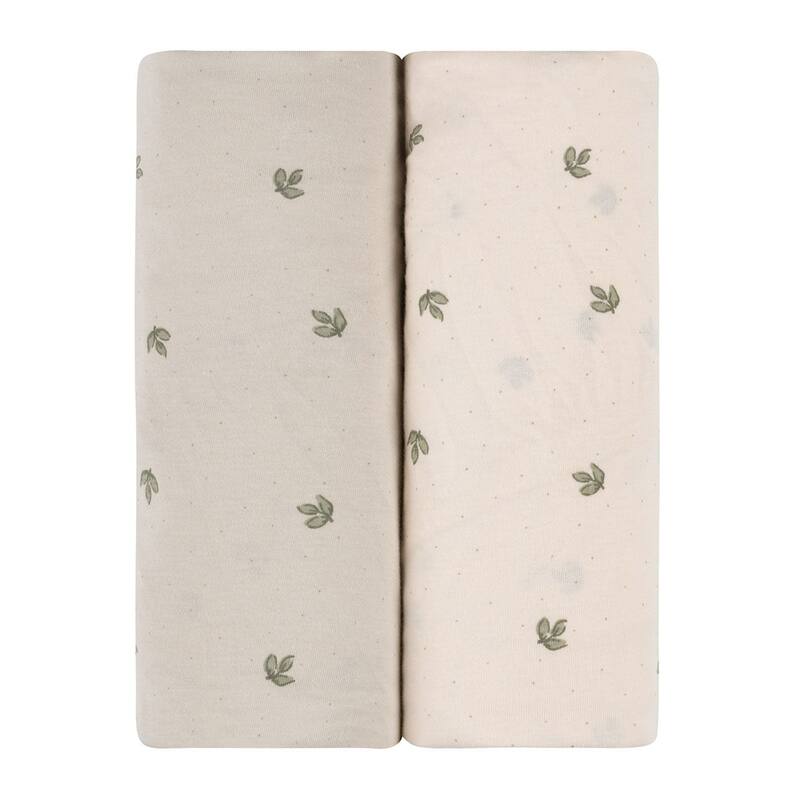 Ely's & Co. Baby Fitted Changing Pad Cover - Cradle Sheet Set - 2 Pack - 32" x 16"