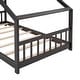 preview thumbnail 17 of 27, Twin House Canopy Bed with Vintage Headboard - Fun Kids' Bed