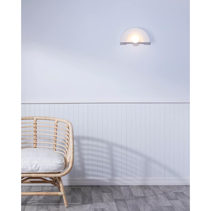 Ceramic Crescent Wall Sconce