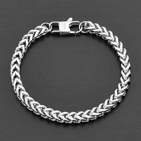 Stainless Steel Franco Chain Bracelet (6mm)