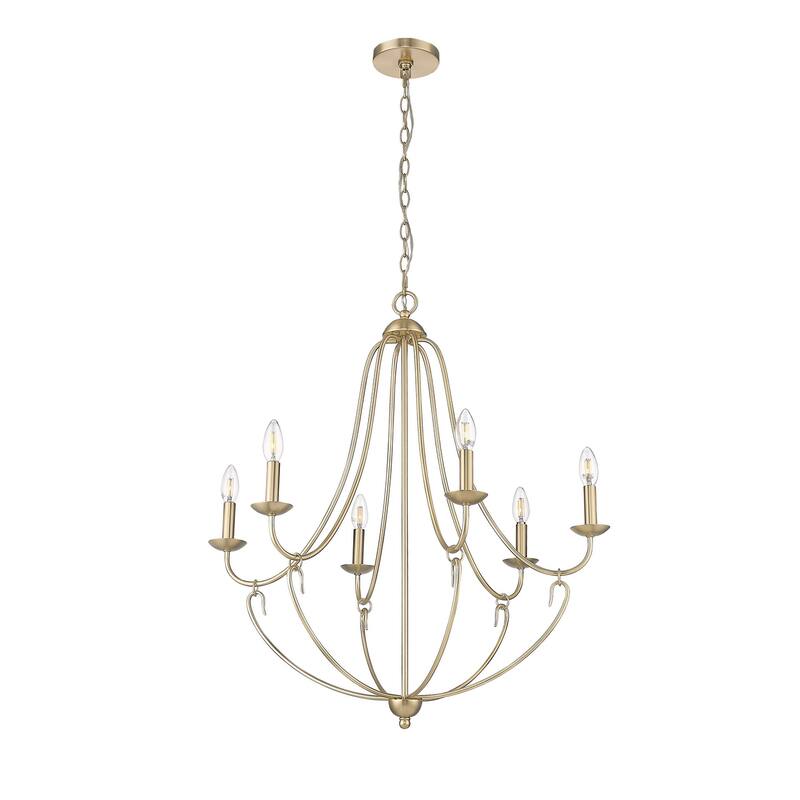Millennium Lighting 12106 Eisley 6 Light 29" Wide Chandelier