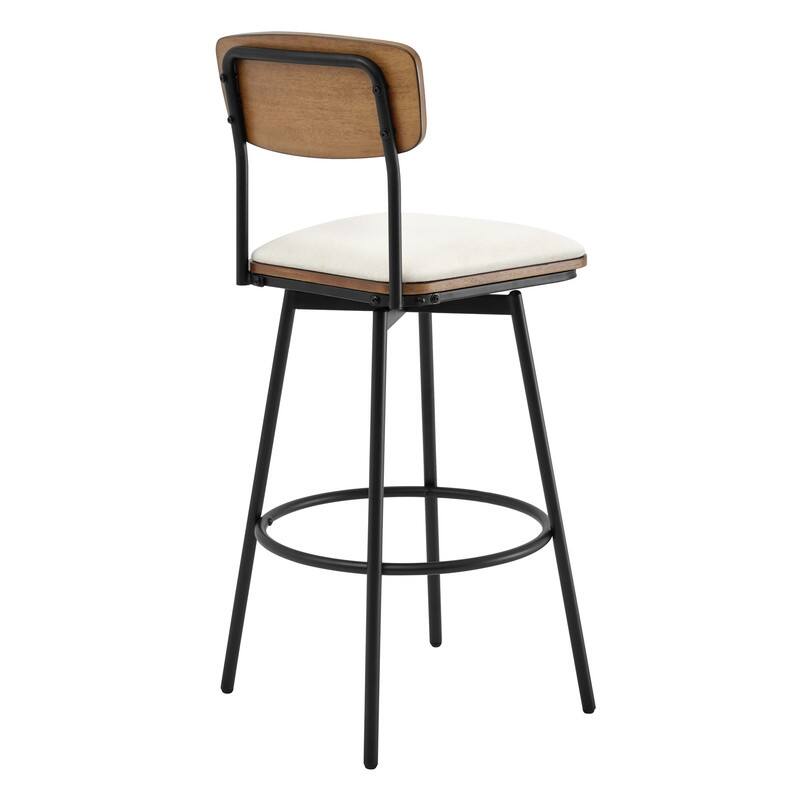 Spruce & Spring Claire Swivel Counter Height Bar Stool Set