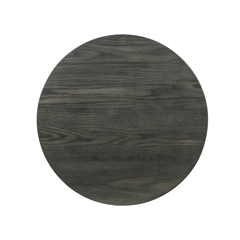Magnussen Home Bosley Coffee Bean Round Accent Table - 20''W x 20''D x 26''H