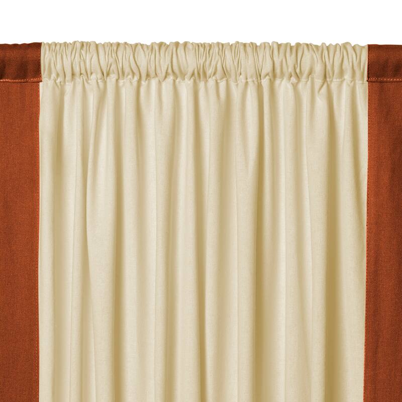 Wilton Colorblock Kitchen Window Tiers, Set of 2