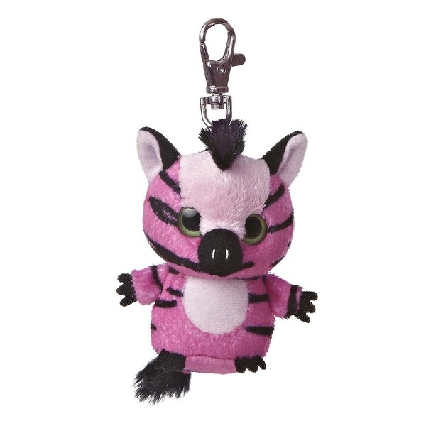 pink zebra stuffed animal