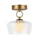 Option Brushed Gold / Clear Glass