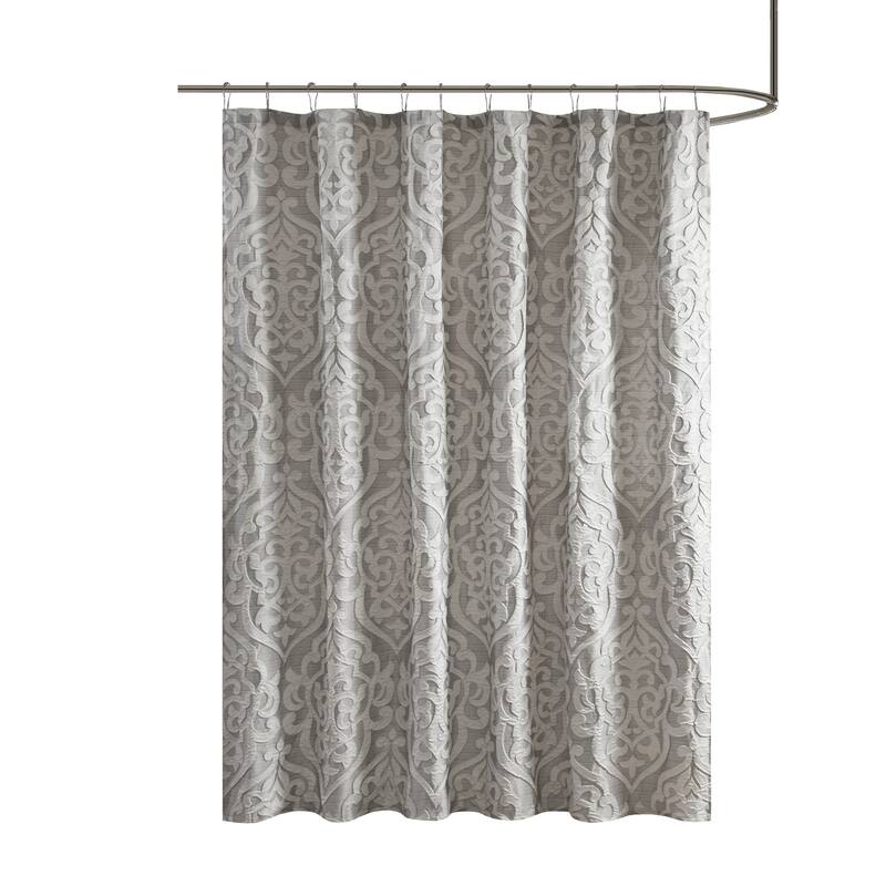 Madison Park Dillon Jacquard 72x72" Shower Curtain