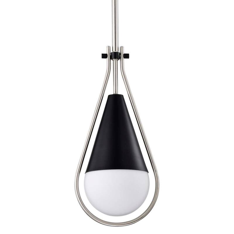 Nuvo Lighting 60/7912 Admiral 7" Wide Mini Pendant with Teardrop Shade - Matte Black