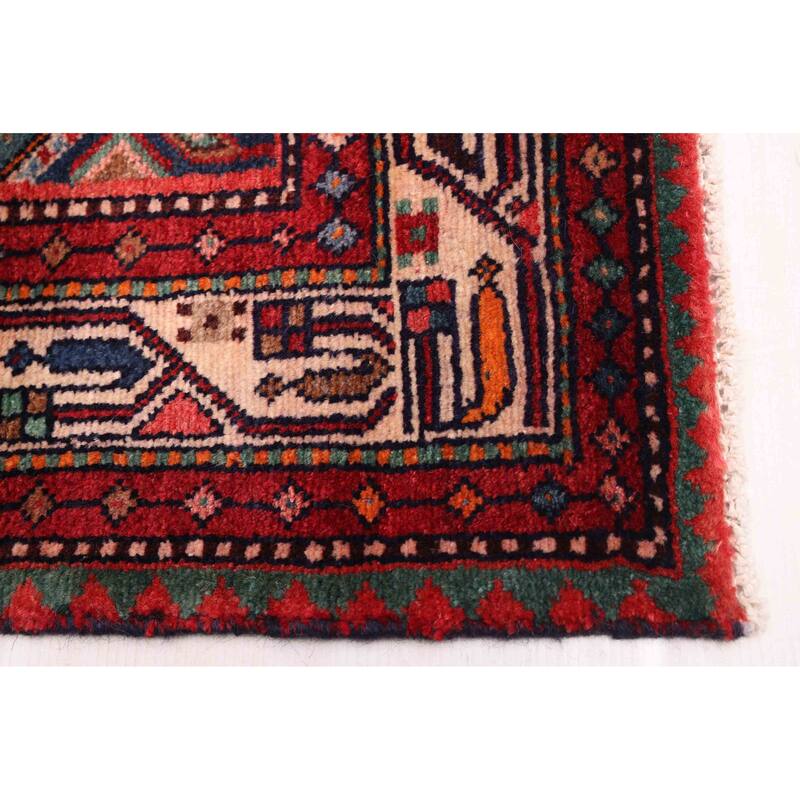 ECARPETGALLERY Hand-knotted Konya Anatolian Light Red Wool Rug - 3'4 x 9'11