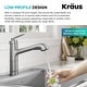 preview thumbnail 35 of 144, Kraus 2-Function 1-Handle 1-Hole Pulldown Sprayer Brass Kitchen Faucet